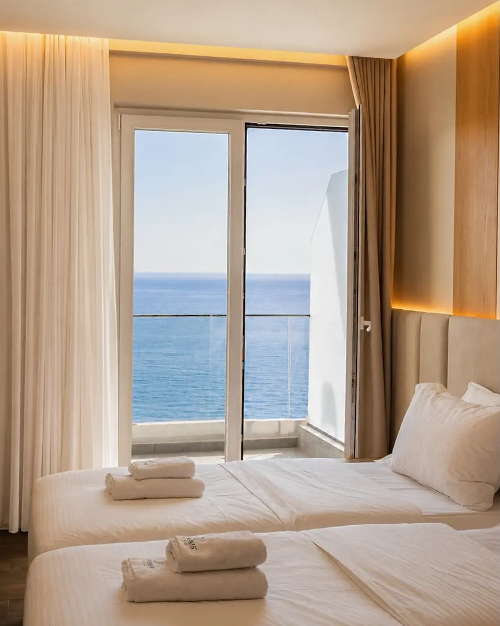 The sea on the horizon, luxury in every detail